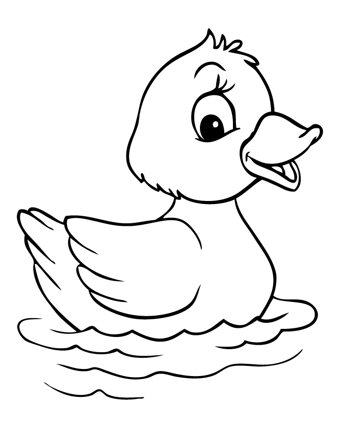 Free Printable Duck Coloring Pages | Kids Coloring Pages